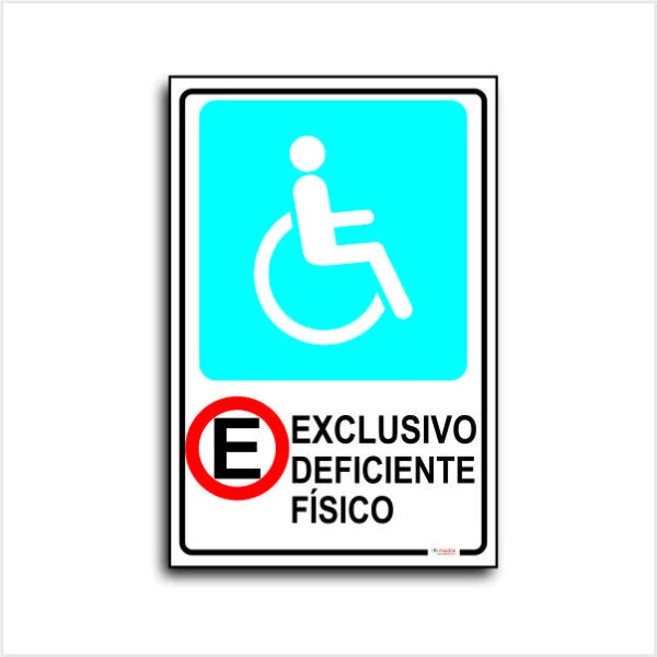 Imagem de Placa estacionamento para deficientes físicos